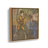 Harlequin And Colombina - FLOATING FRAME