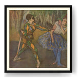 Harlequin And Colombina - WALL MOUNT FRAME