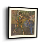 Harlequin And Colombina - WALL MOUNT FRAME