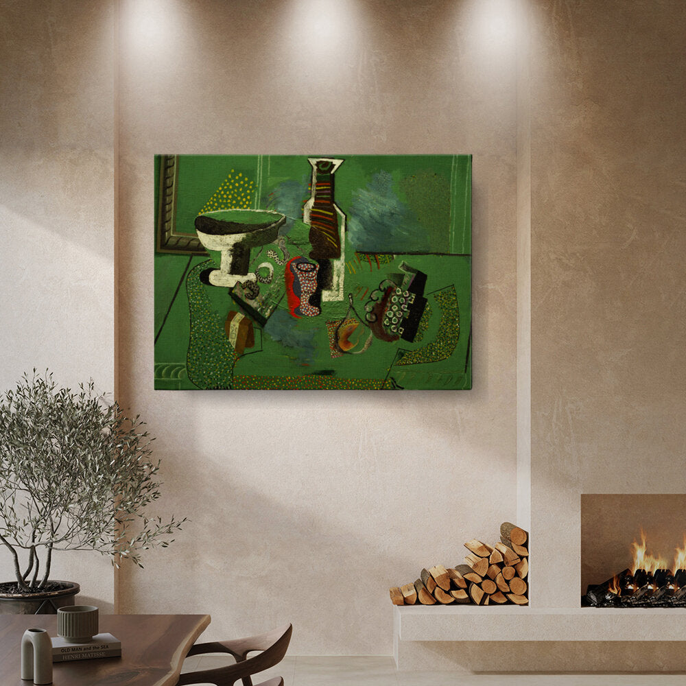 Still Life With Green Background