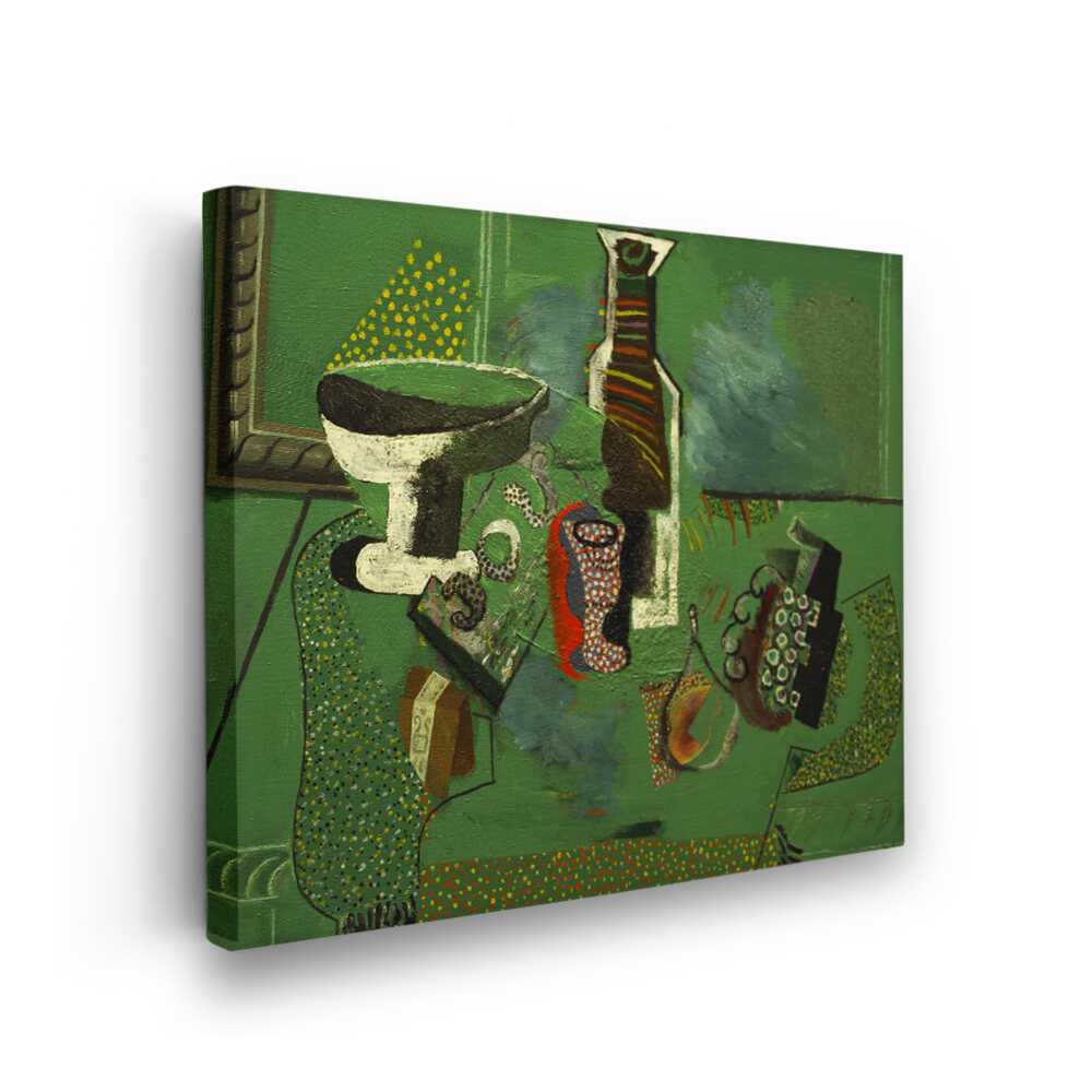 Picasoul - Picasoul Curated - Still Life With Green Background - Wall Decor