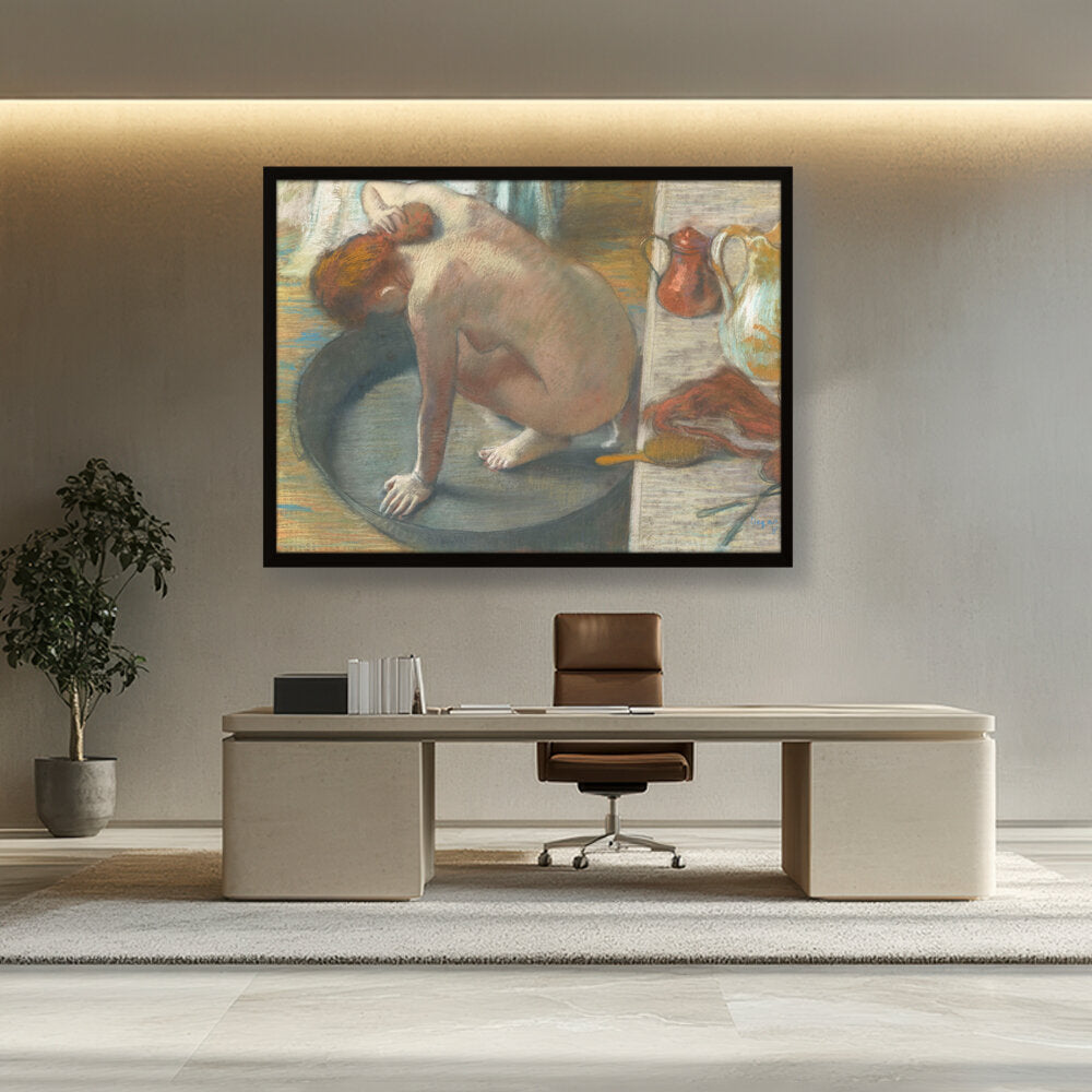 The Tub - Framed Canvas