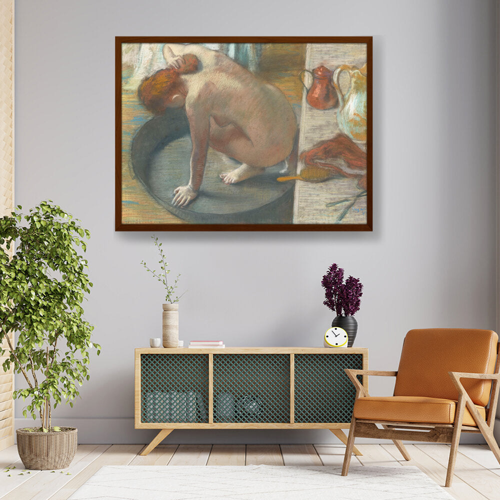 The Tub - Framed Canvas