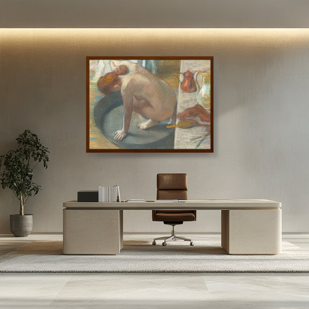 The Tub - Framed Canvas