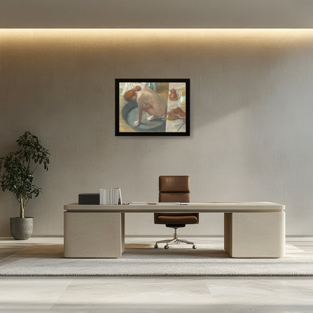The Tub - Framed Canvas