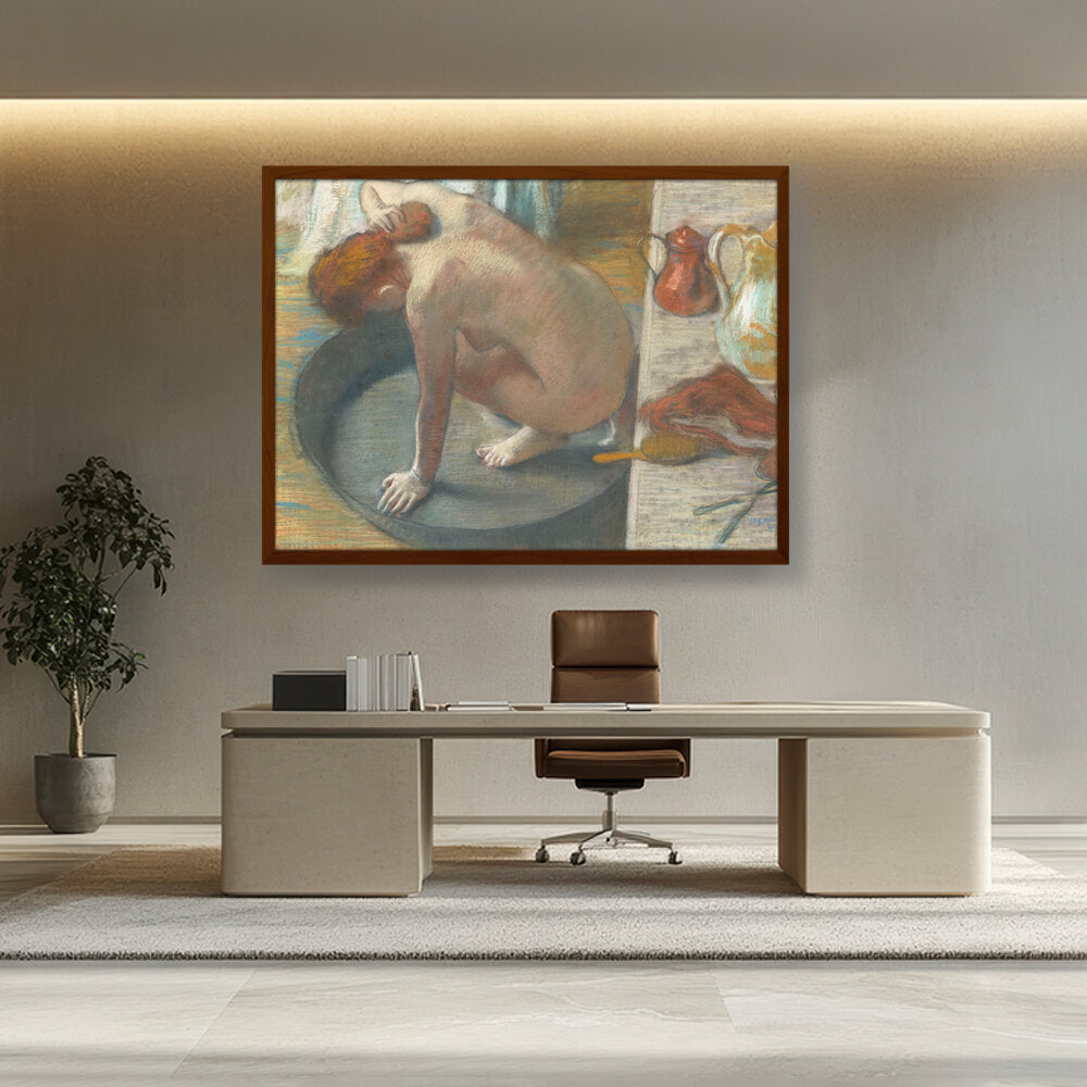 The Tub - Framed Canvas