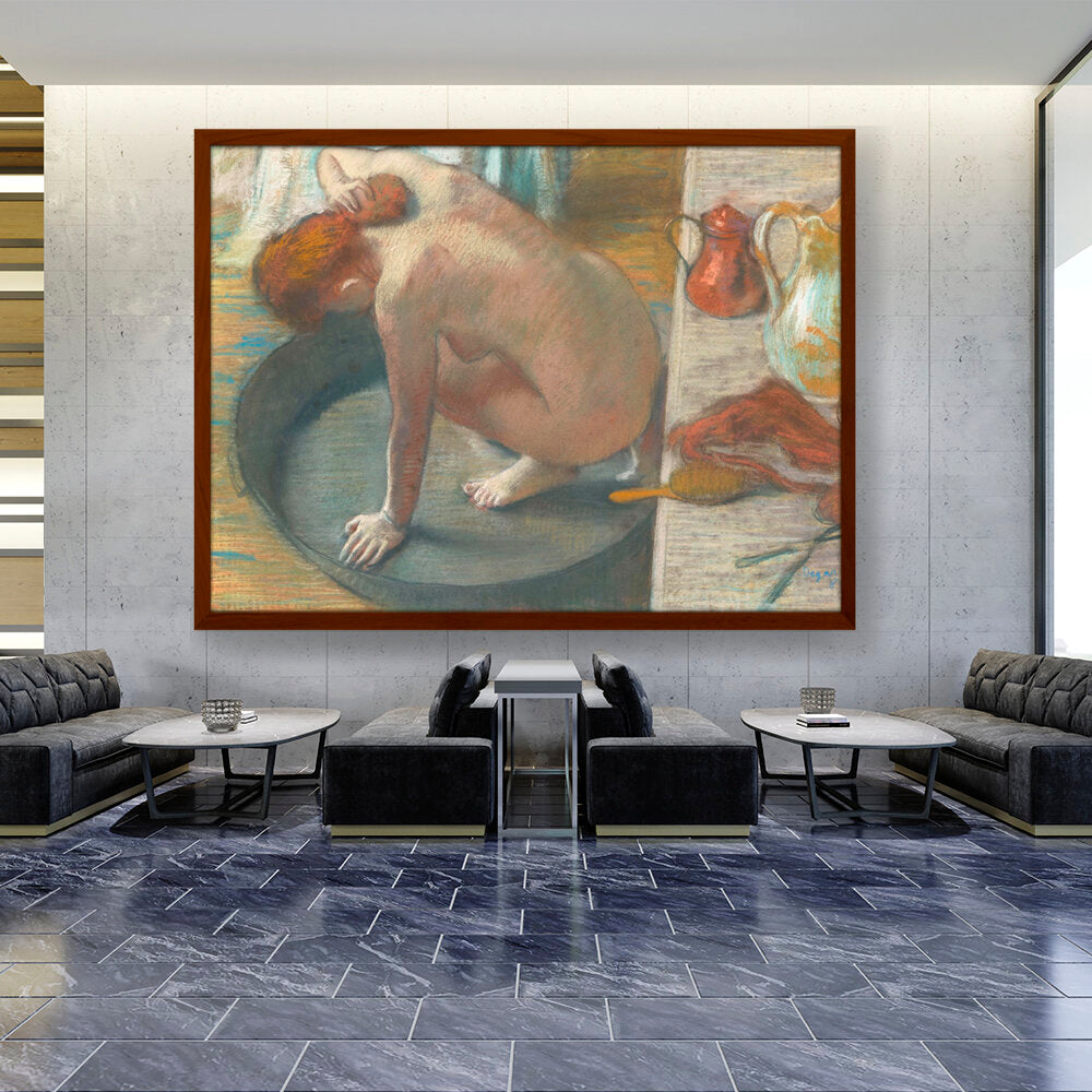 The Tub - Framed Canvas