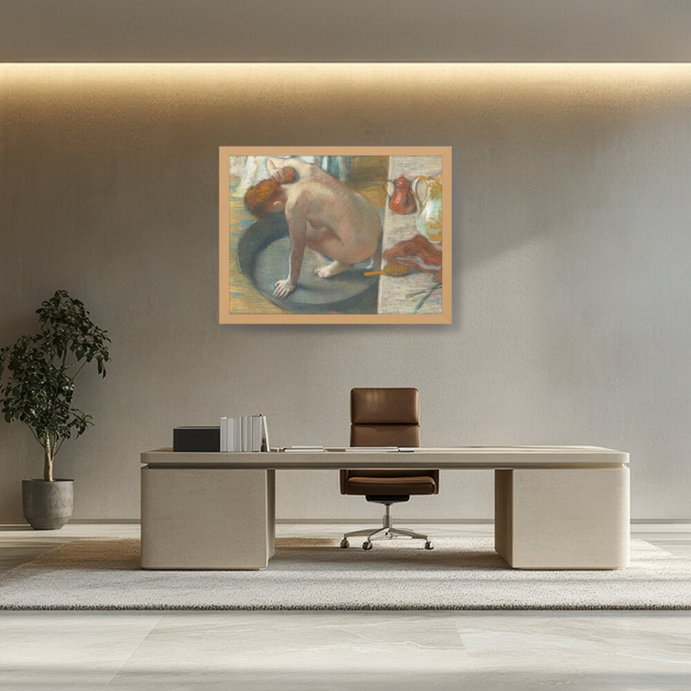 The Tub - Framed Canvas