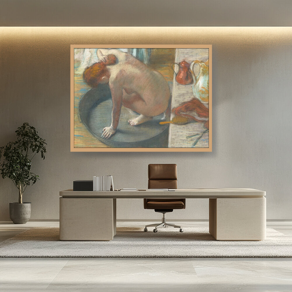 The Tub - Framed Canvas