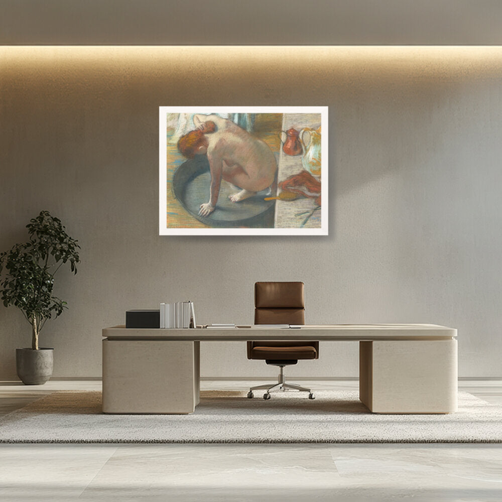 The Tub - Framed Canvas