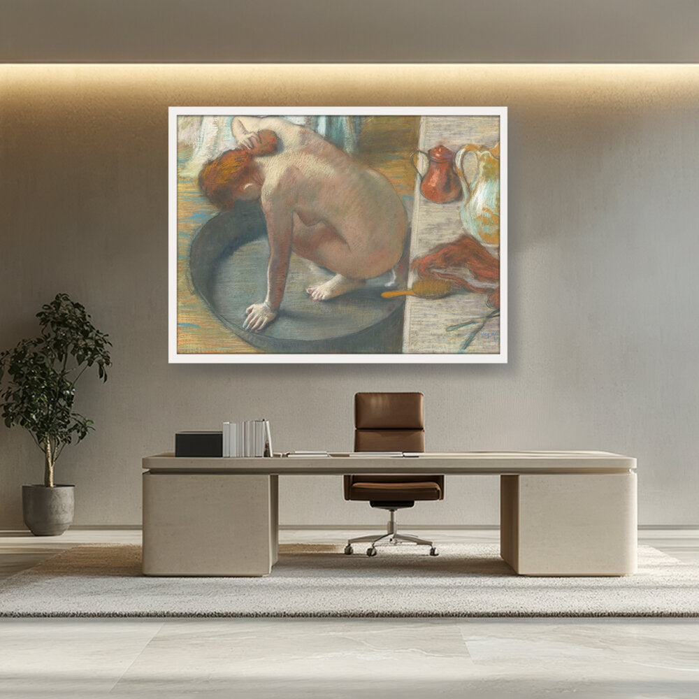 The Tub - Framed Canvas