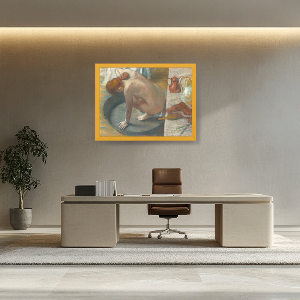 The Tub - Framed Canvas