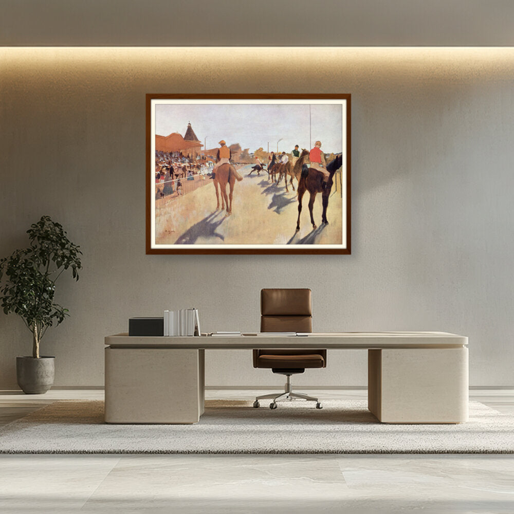 The Parade: Racehorses - WALL MOUNT FRAME