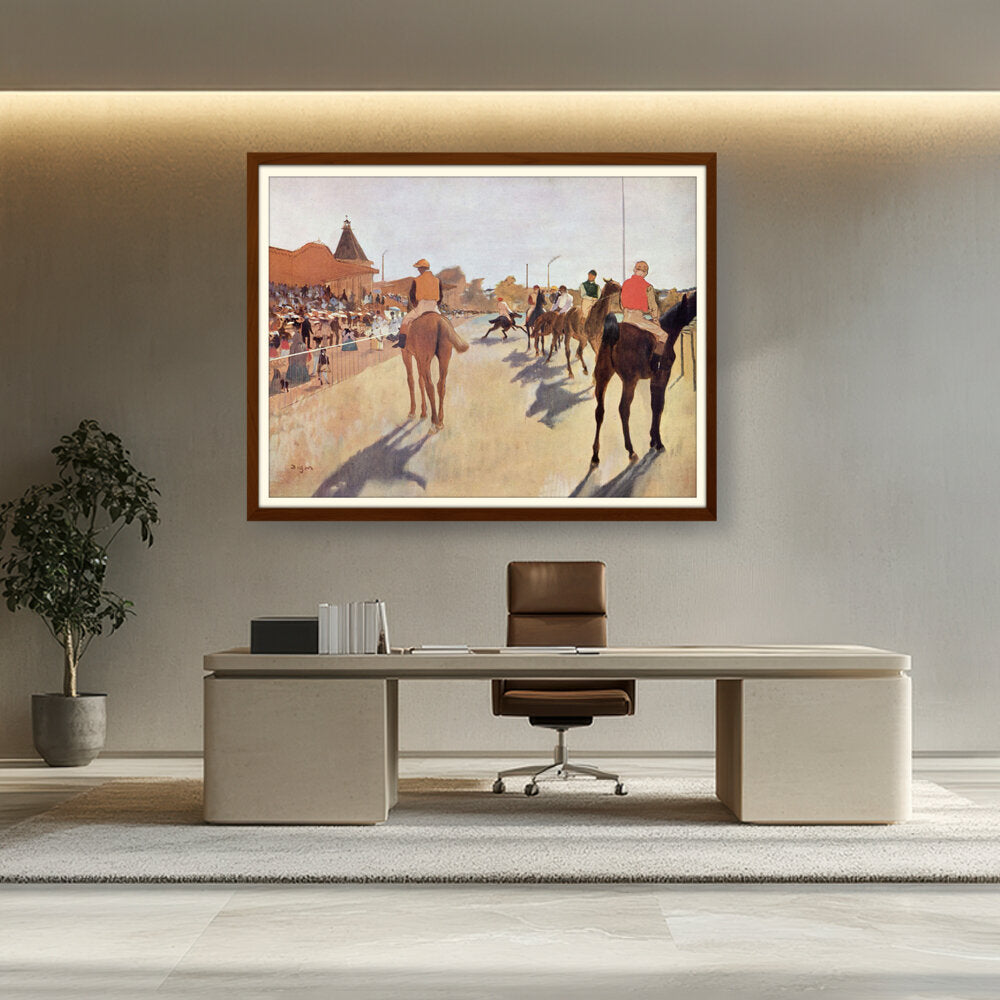 The Parade: Racehorses - WALL MOUNT FRAME