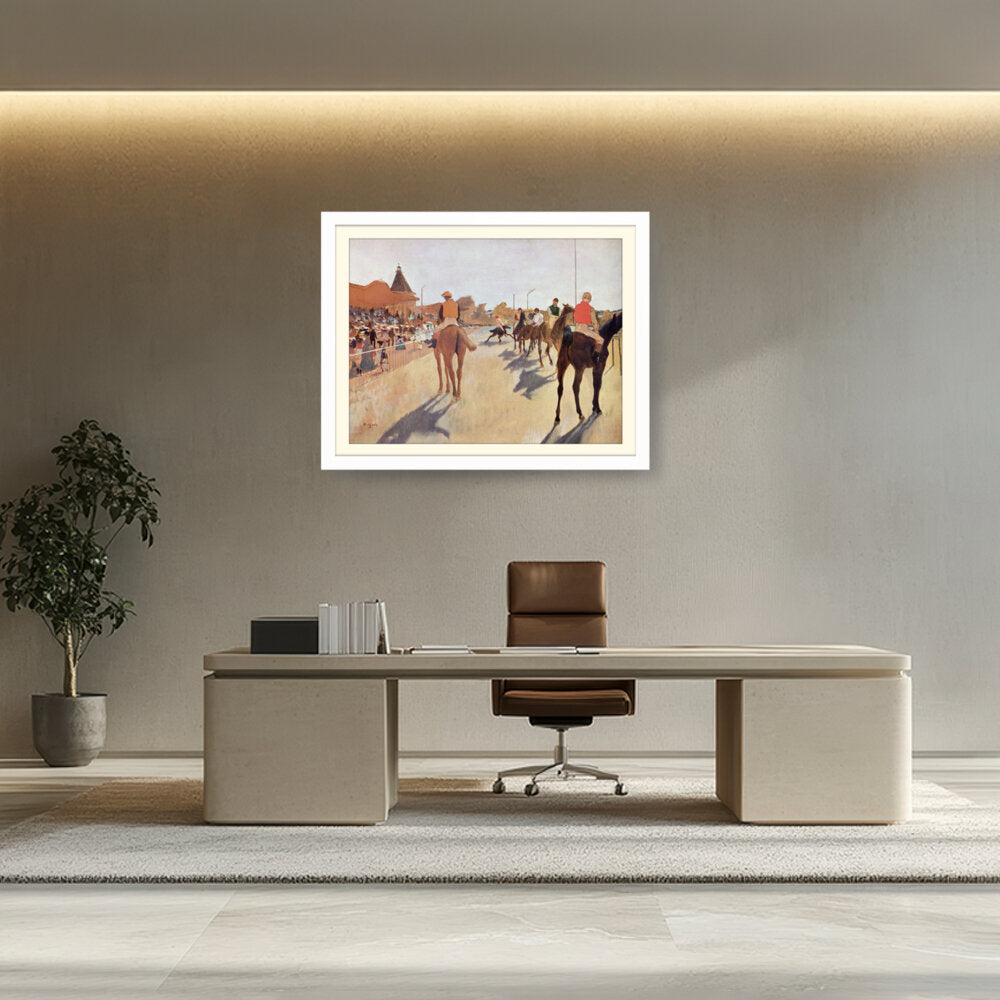 The Parade: Racehorses - WALL MOUNT FRAME