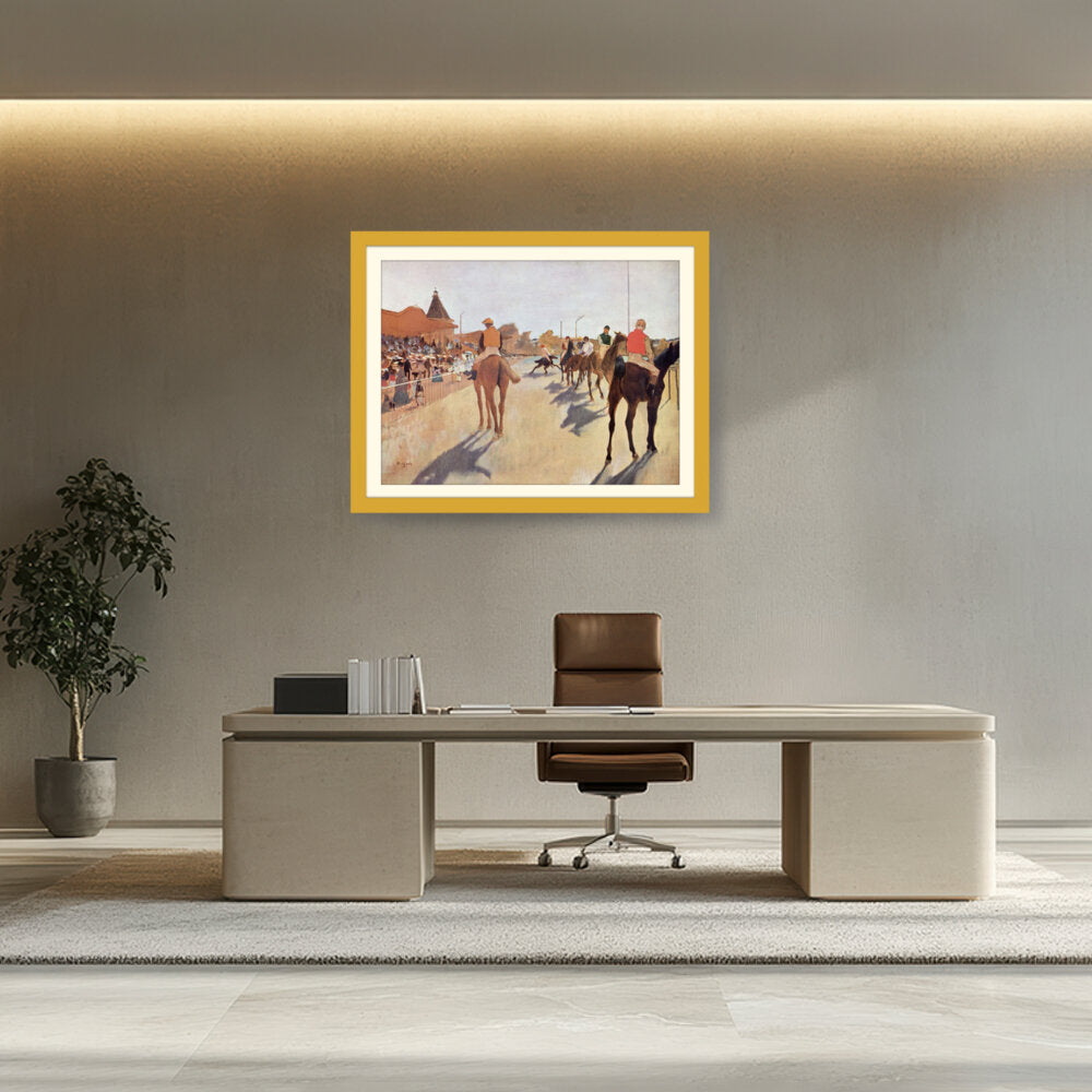 The Parade: Racehorses - WALL MOUNT FRAME