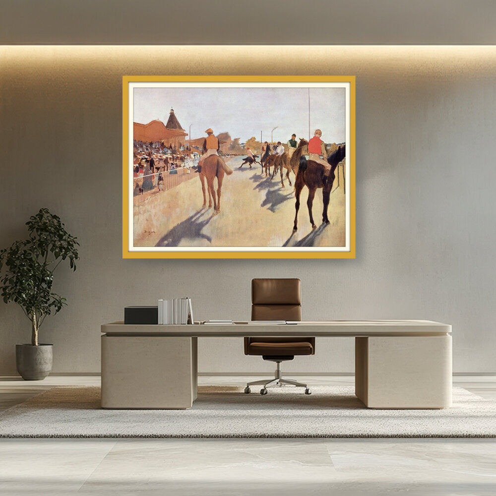 The Parade: Racehorses - WALL MOUNT FRAME