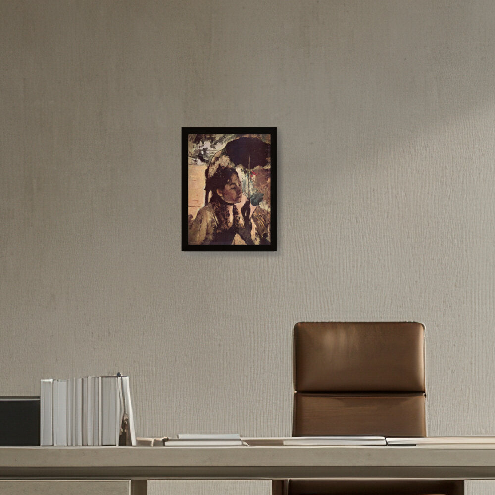 In The Tuileries - Framed Canvas
