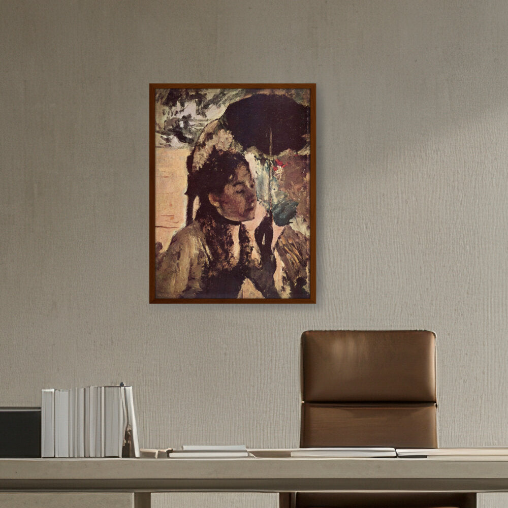 In The Tuileries - Framed Canvas
