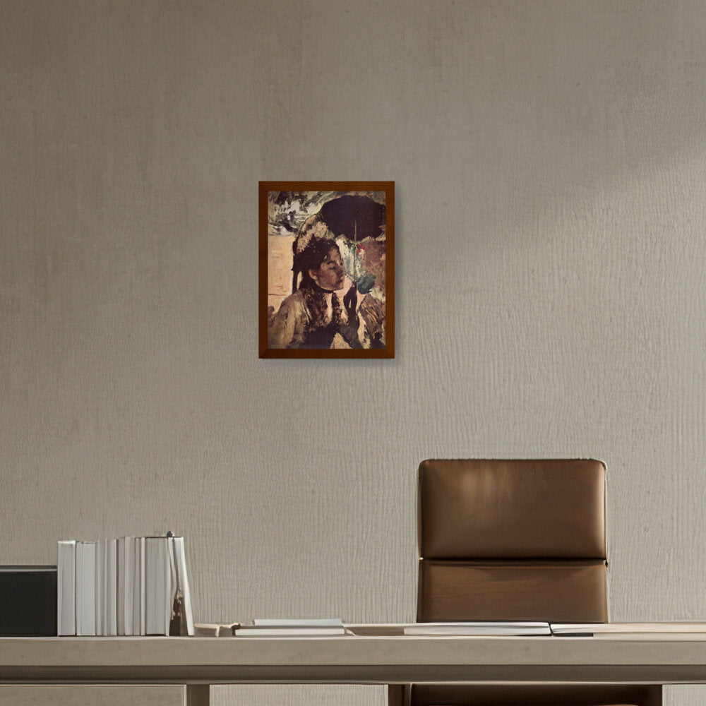 In The Tuileries - Framed Canvas