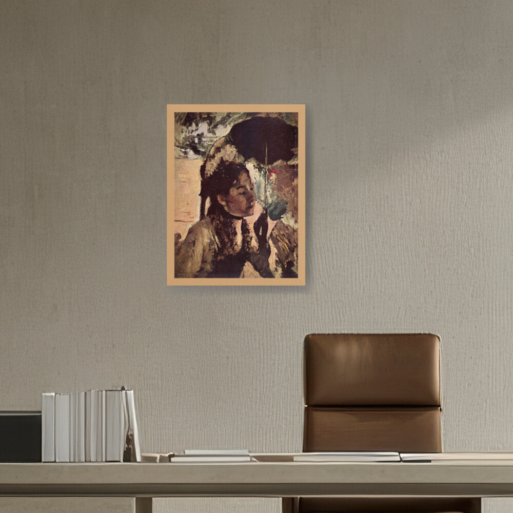 In The Tuileries - Framed Canvas