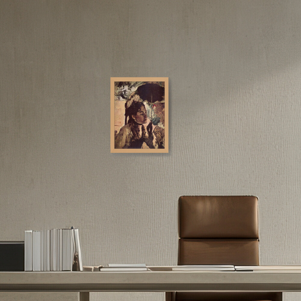 In The Tuileries - Framed Canvas