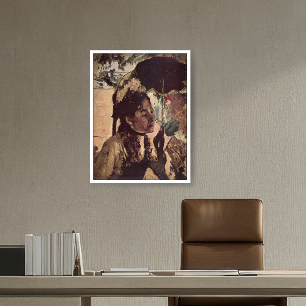 In The Tuileries - Framed Canvas