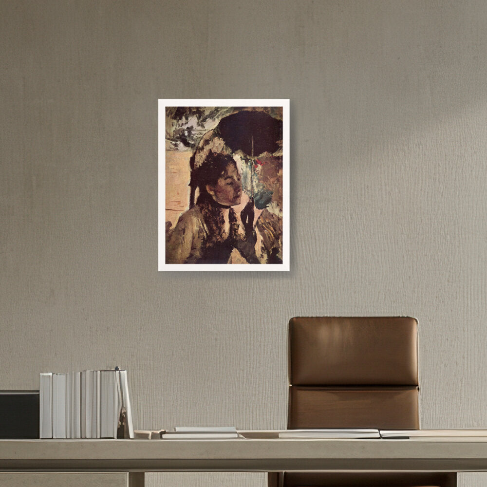 In The Tuileries - Framed Canvas
