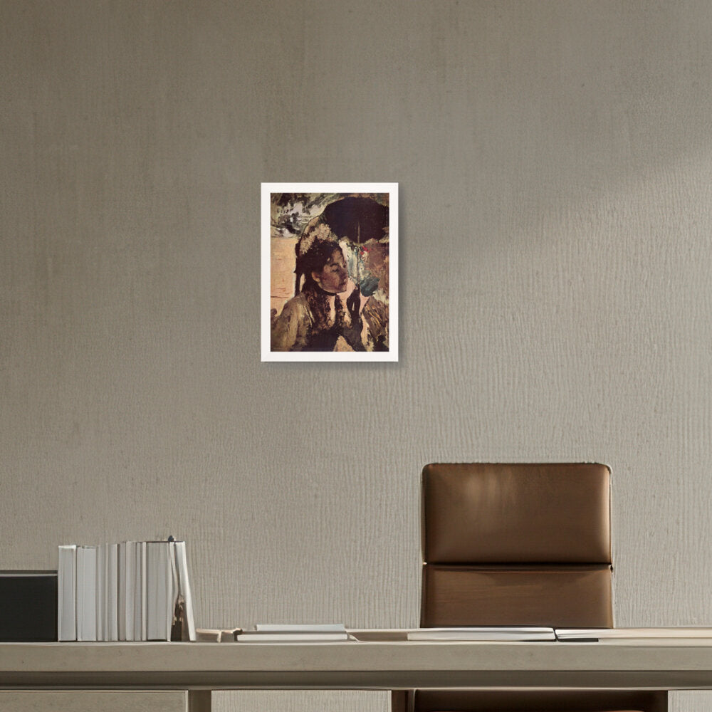 In The Tuileries - Framed Canvas
