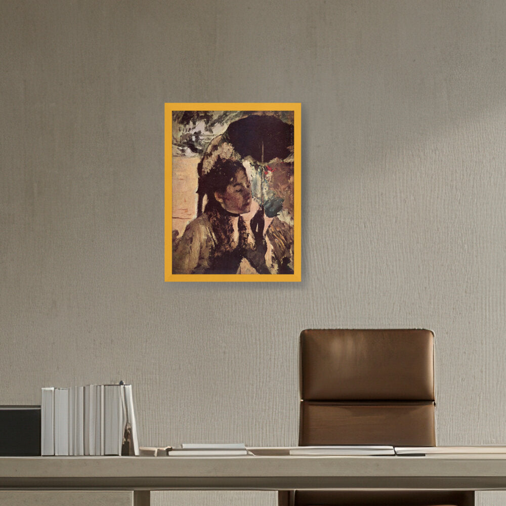 In The Tuileries - Framed Canvas