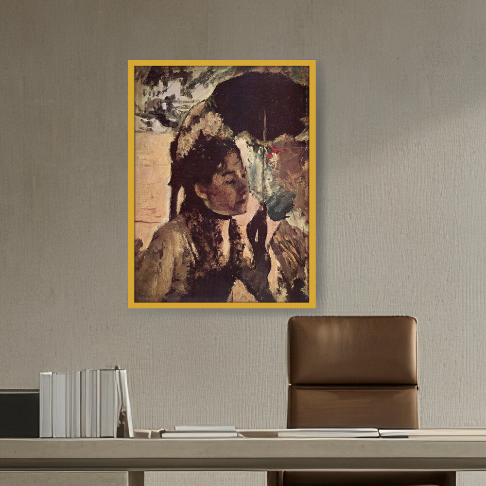 In The Tuileries - Framed Canvas