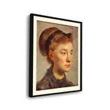 Portrait Of A Young Woman - WALL MOUNT FRAME