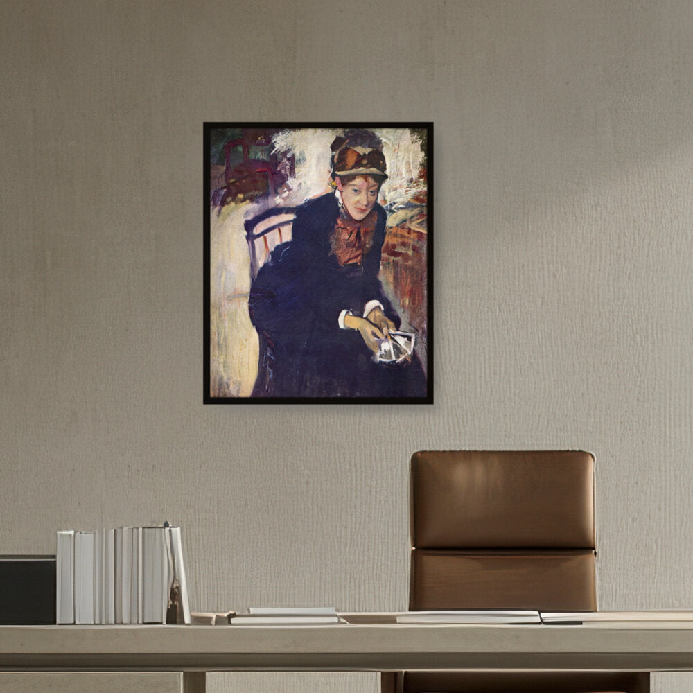 Portrait Of Mary Cassatt - Framed Canvas