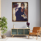 Portrait Of Mary Cassatt - Framed Canvas