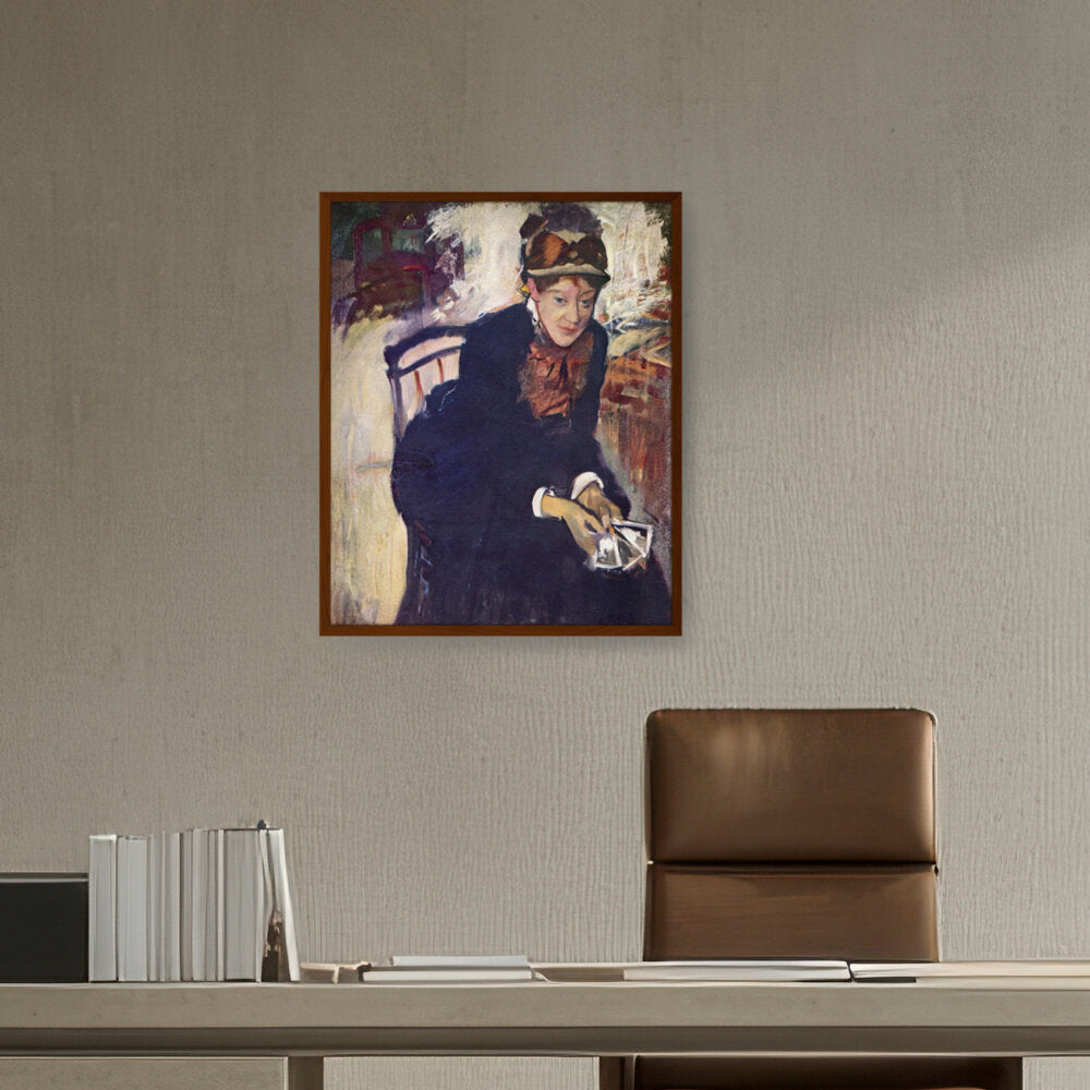 Portrait Of Mary Cassatt - Framed Canvas