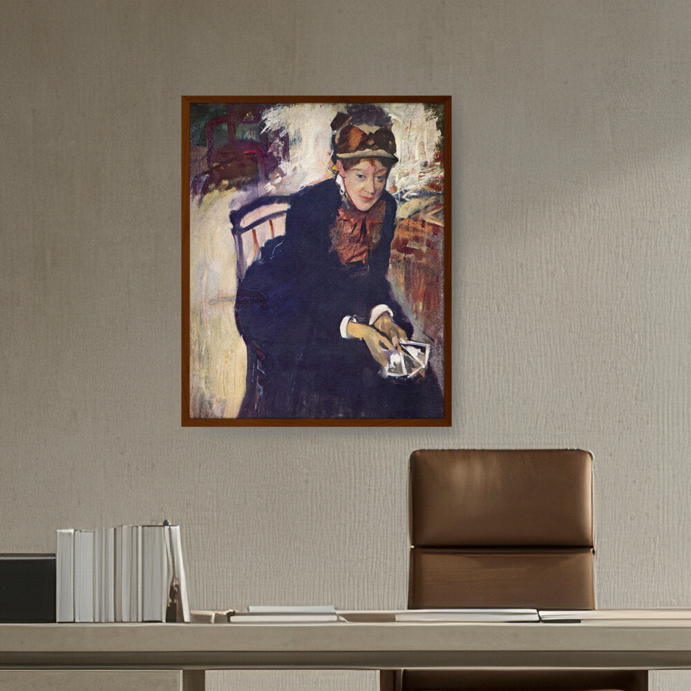 Portrait Of Mary Cassatt - Framed Canvas