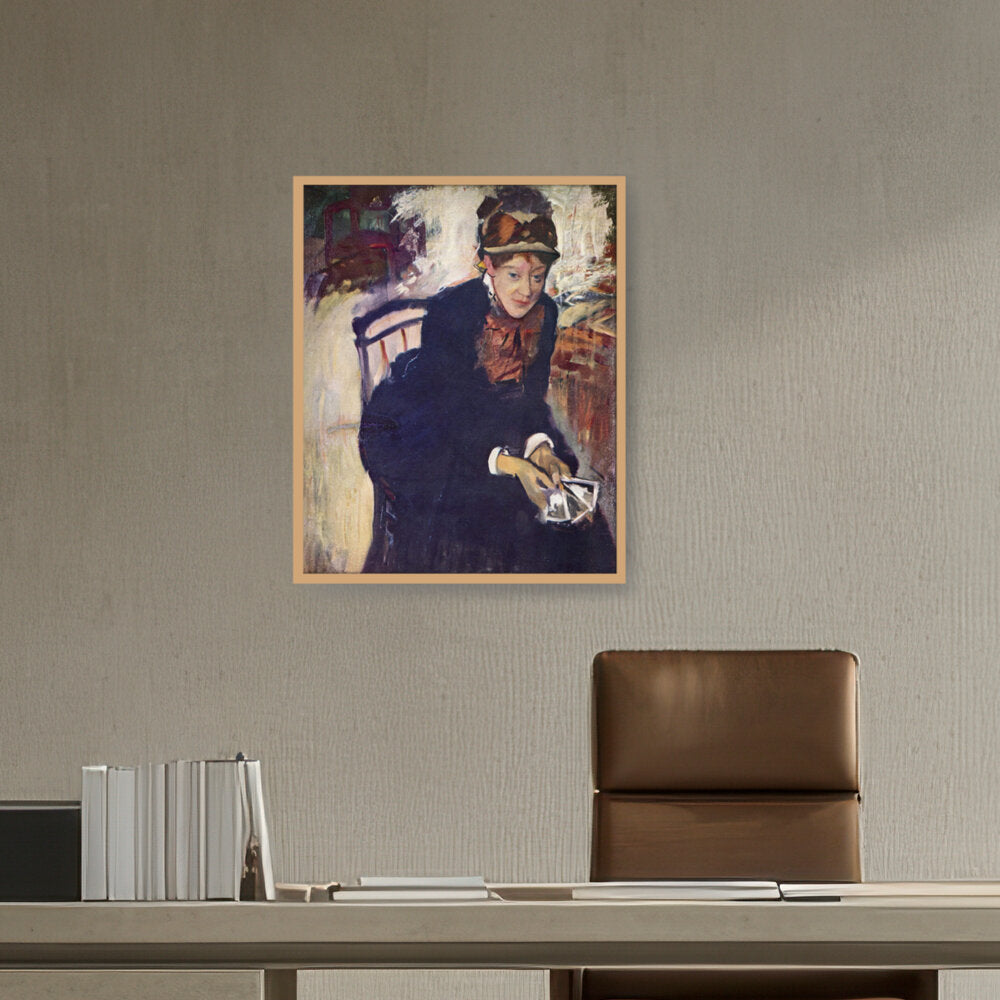 Portrait Of Mary Cassatt - Framed Canvas