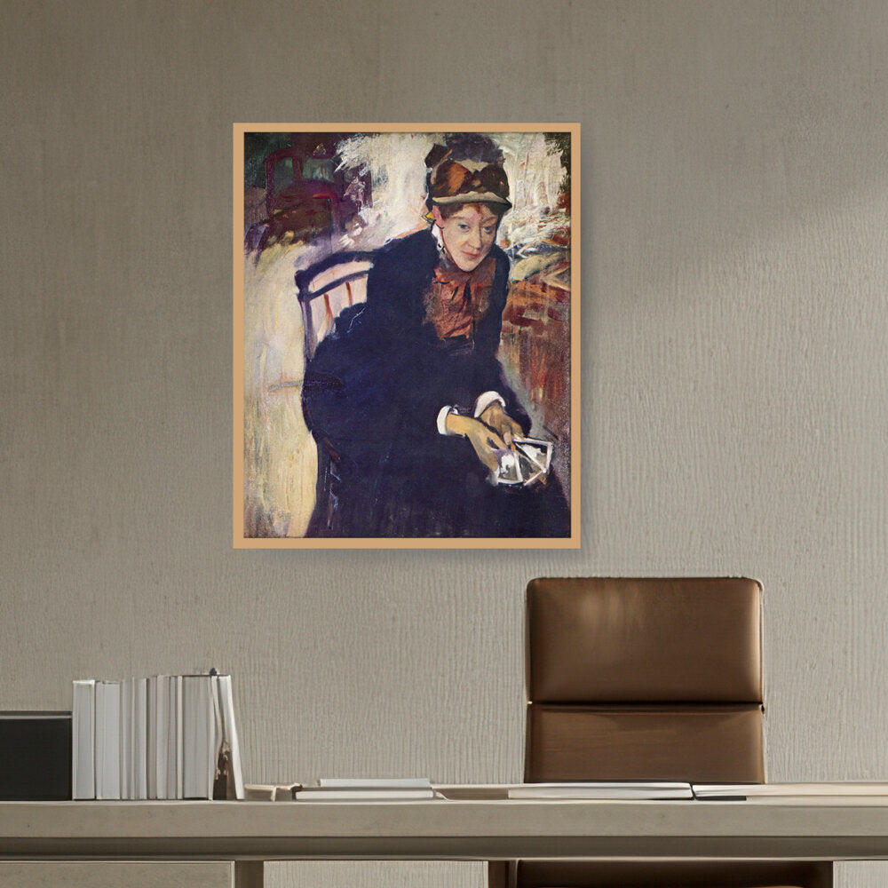 Portrait Of Mary Cassatt - Framed Canvas