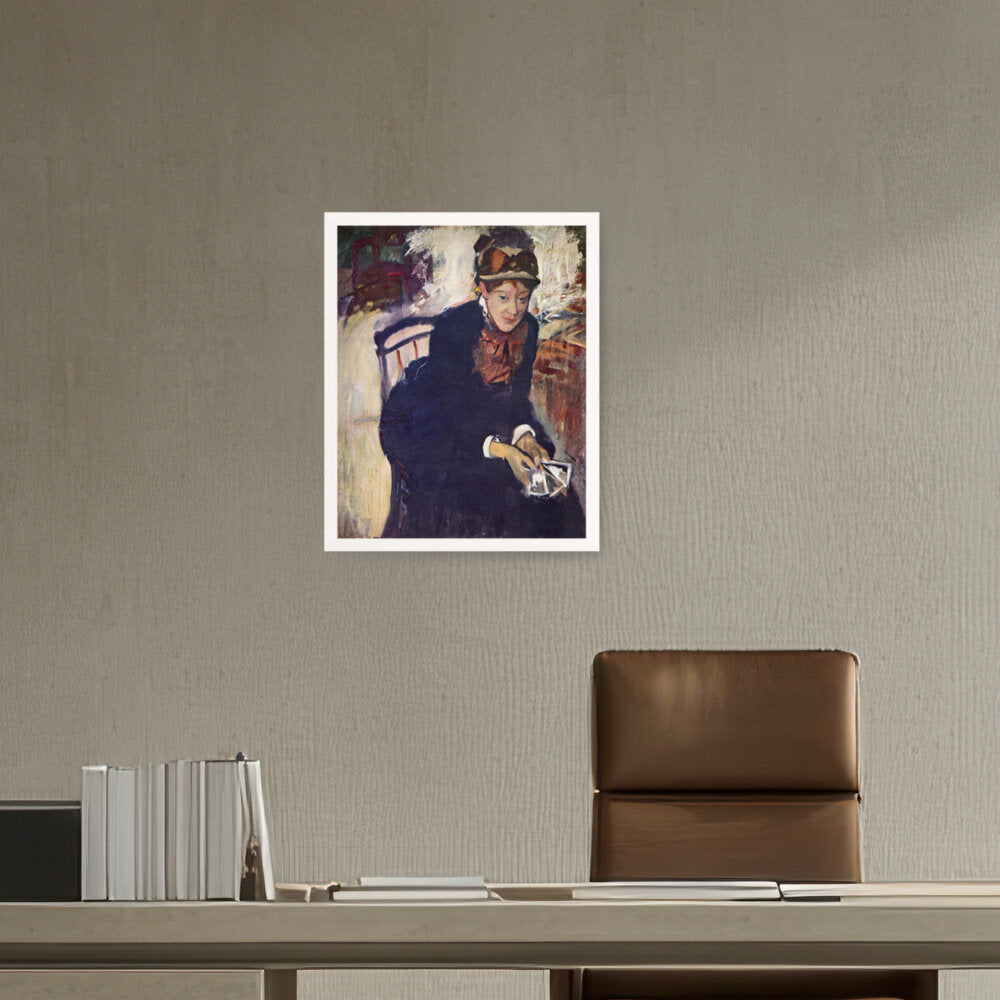 Portrait Of Mary Cassatt - Framed Canvas