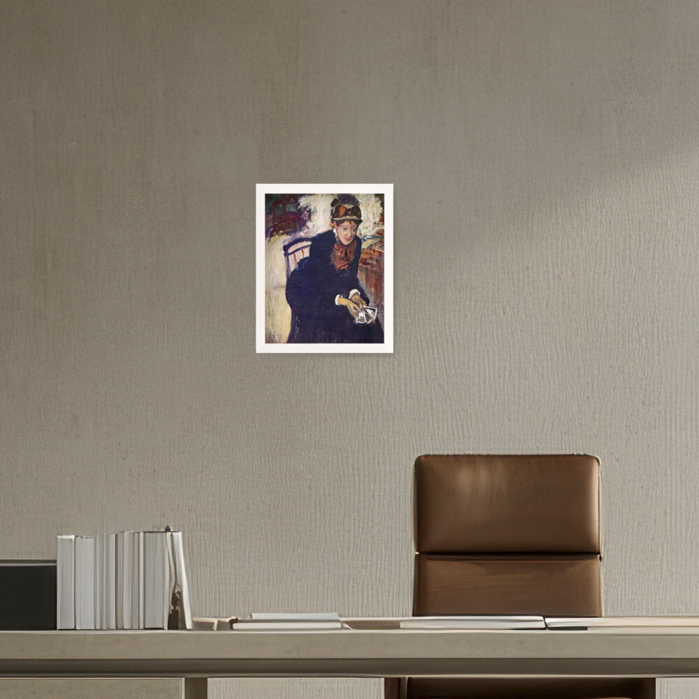 Portrait Of Mary Cassatt - Framed Canvas
