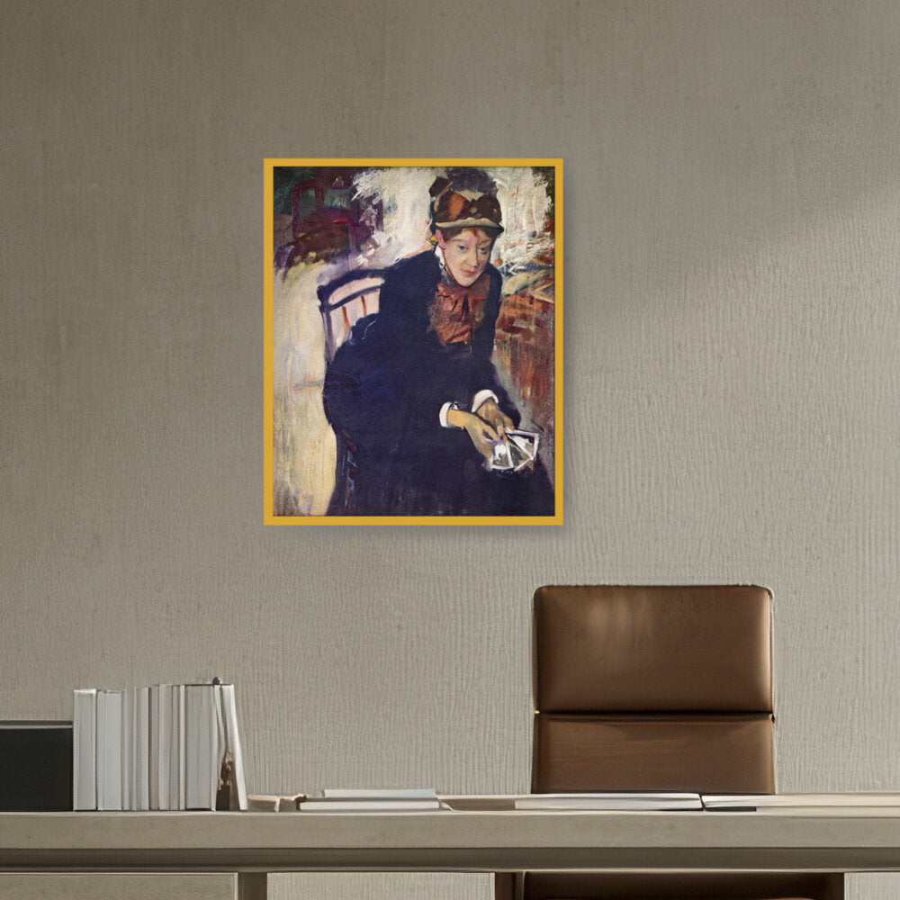 Portrait Of Mary Cassatt - Framed Canvas