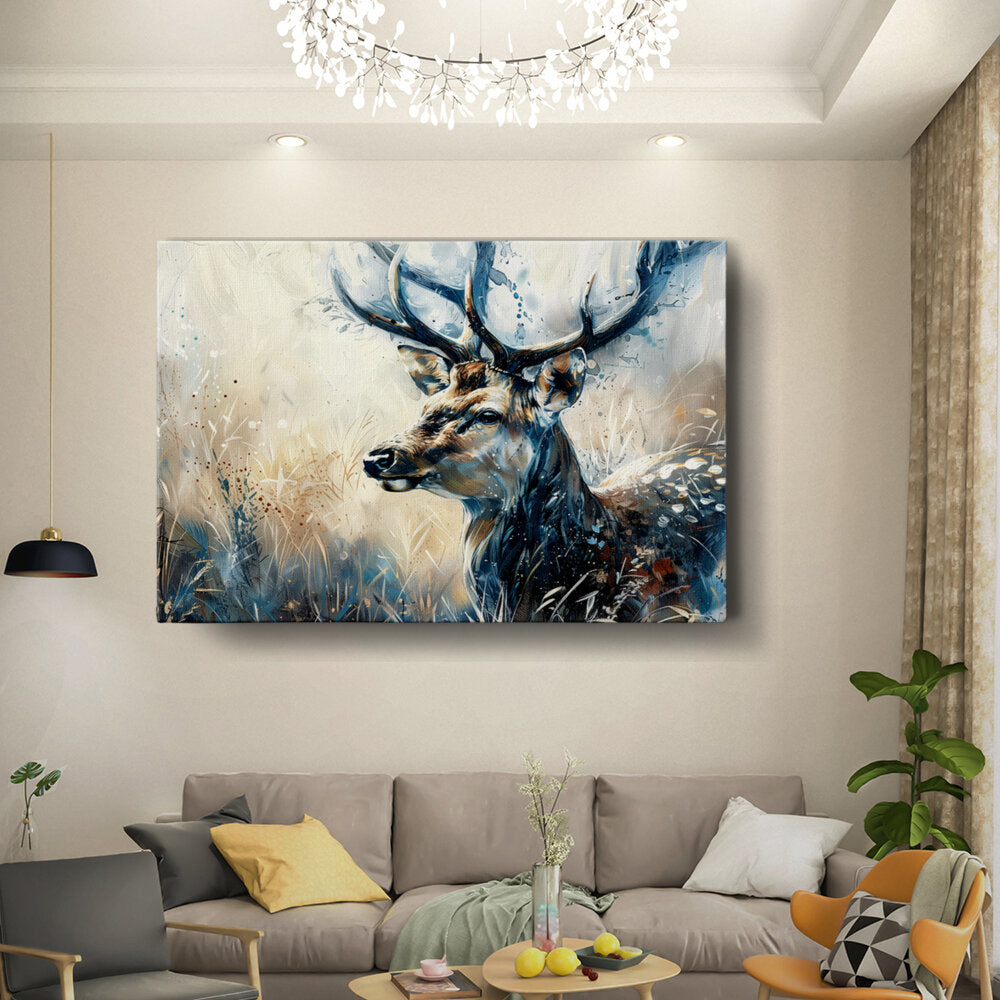 Majestic Stag In Nature