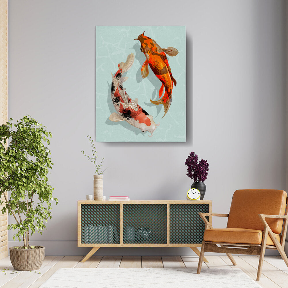 Koi In Water