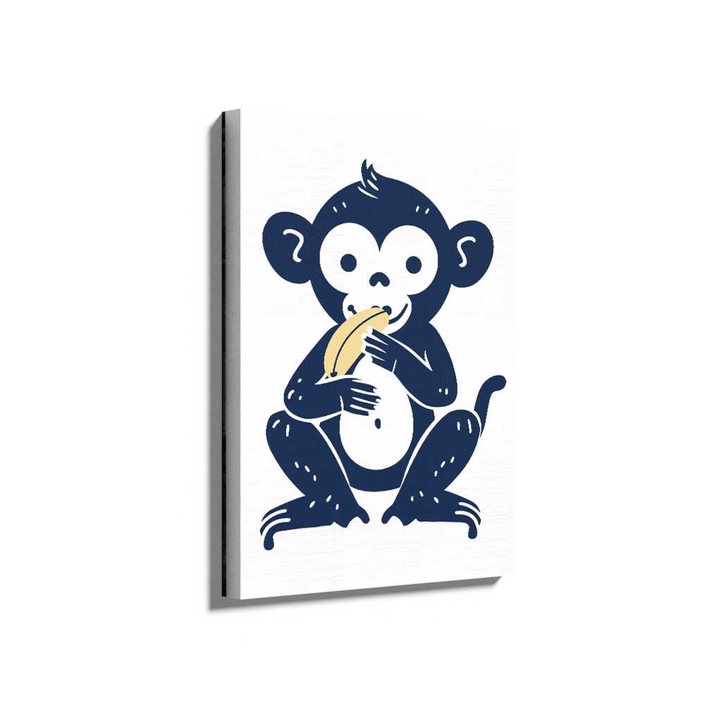 Picasoul - Picasoul Curated - Playful Monkey With Banana - Wall Decor