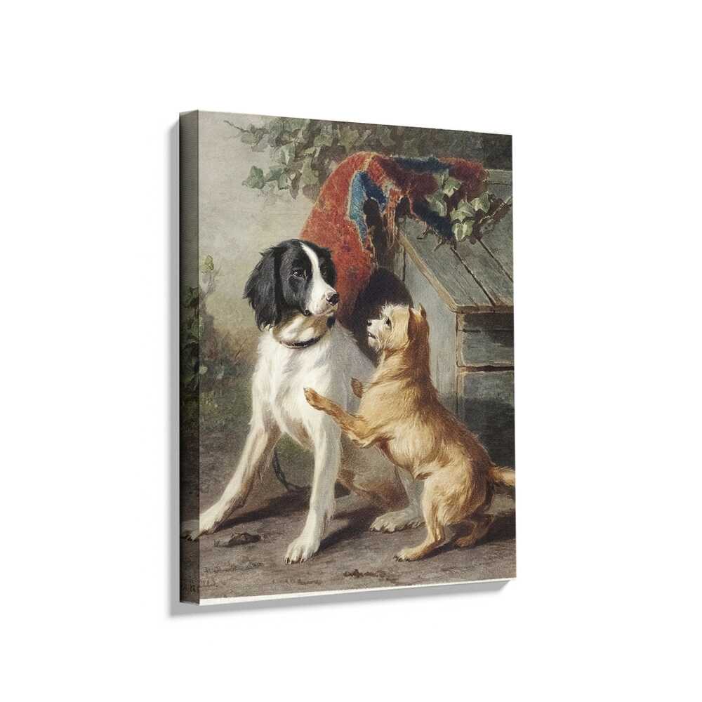 Picasoul - Picasoul Curated - Two Playful Dogs - Wall Decor