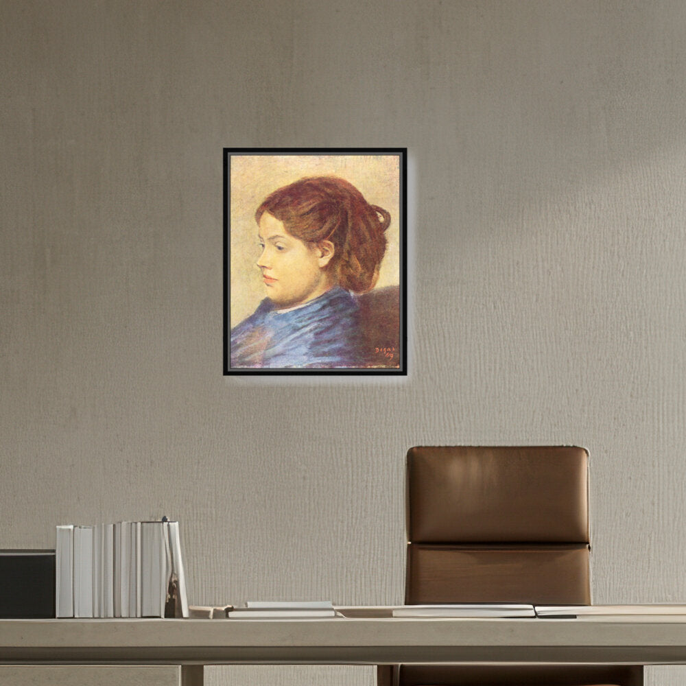 Portrait Of Mademoiselle Dobig - FLOATING FRAME
