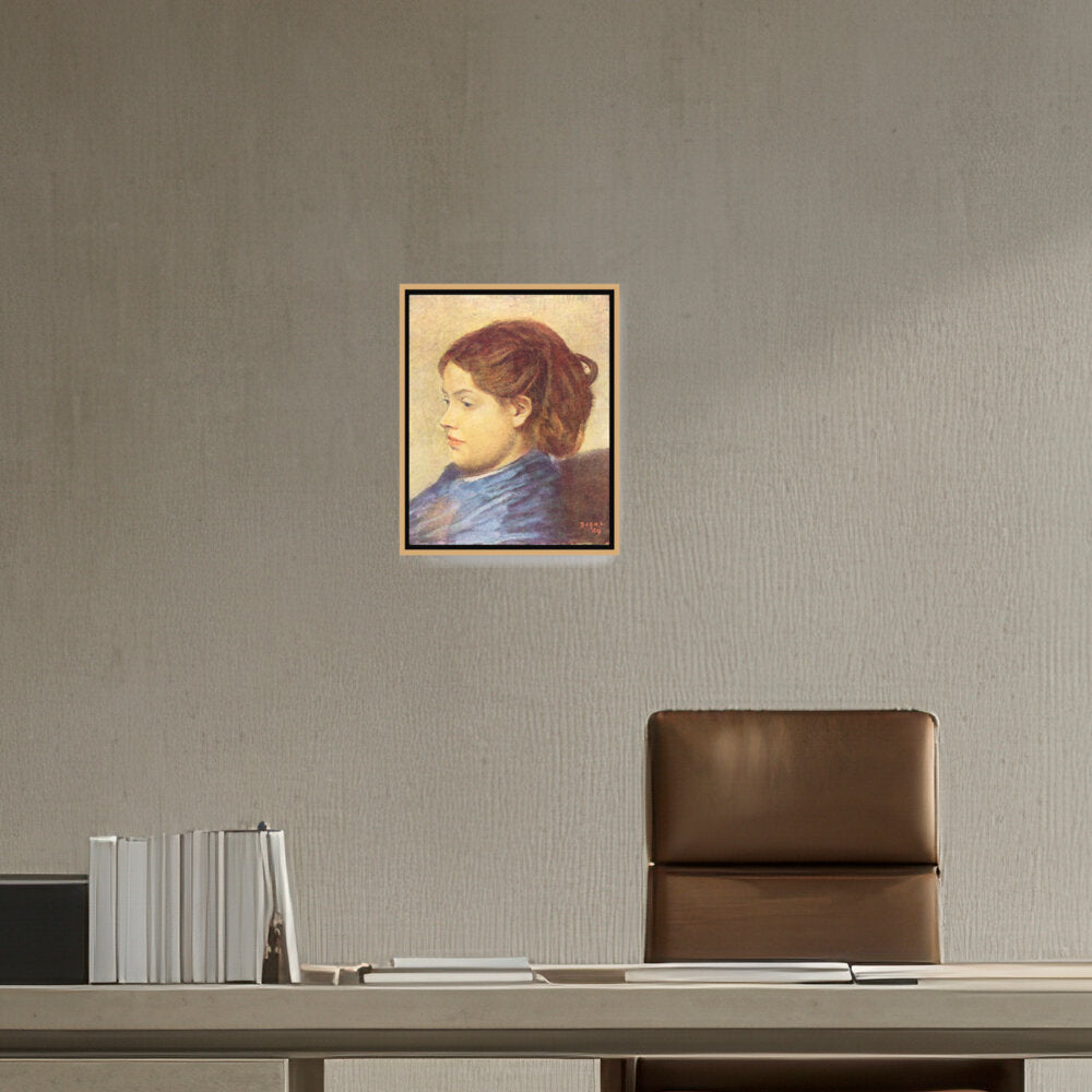 Portrait Of Mademoiselle Dobig - FLOATING FRAME