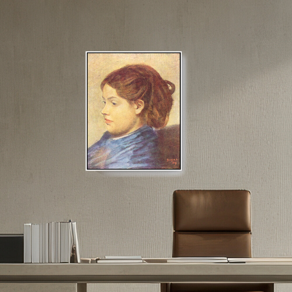 Portrait Of Mademoiselle Dobig - FLOATING FRAME