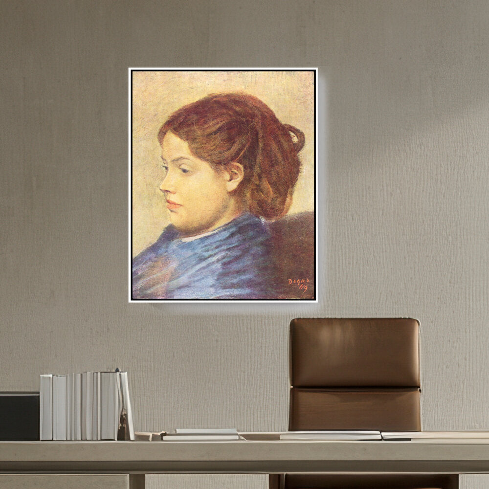 Portrait Of Mademoiselle Dobig - FLOATING FRAME