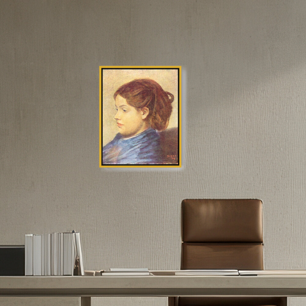 Portrait Of Mademoiselle Dobig - FLOATING FRAME